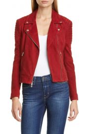 L\'Agence Ryder Suede Moto Jacket at Nordstrom